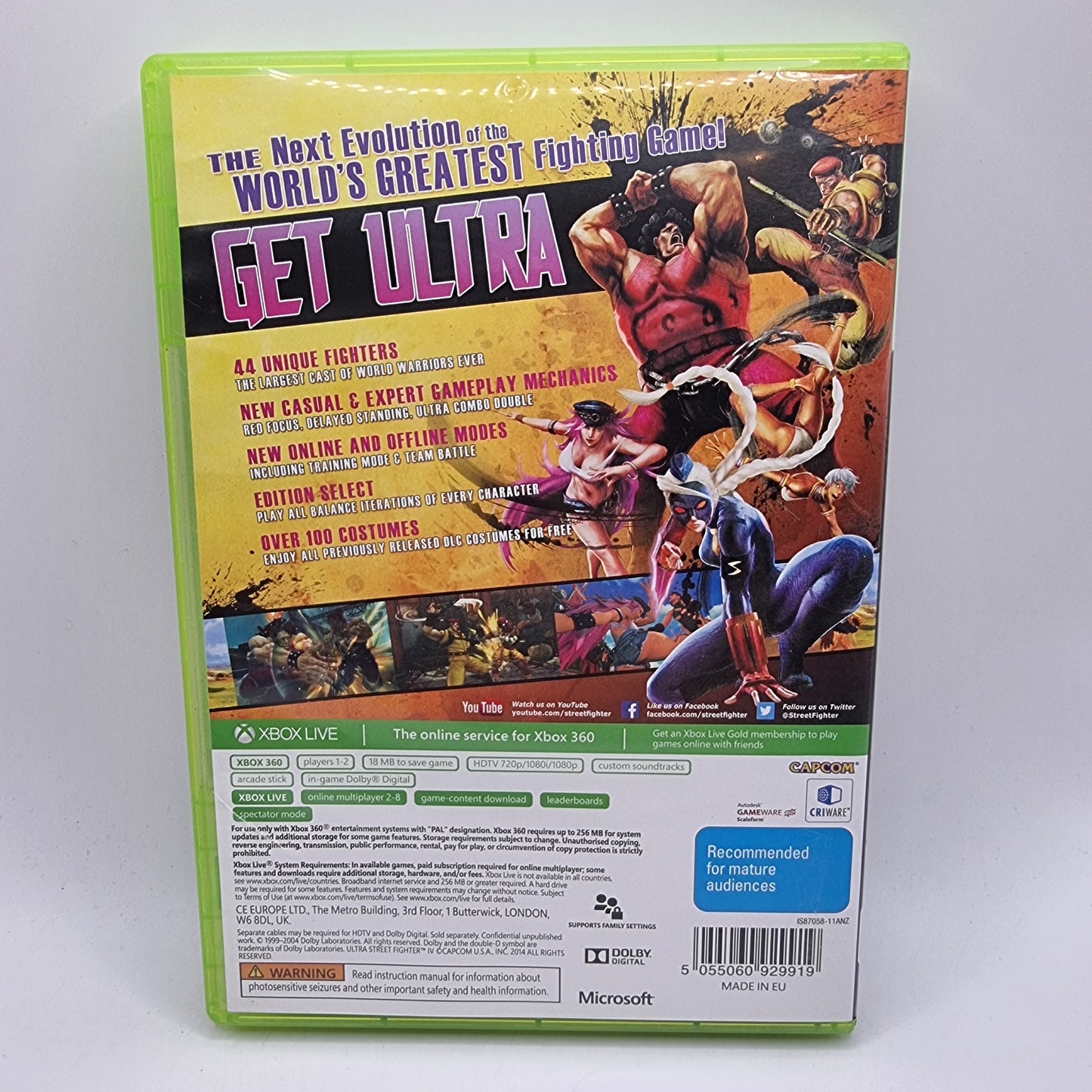 Ultra Street Fighter IV Xbox 360 Game