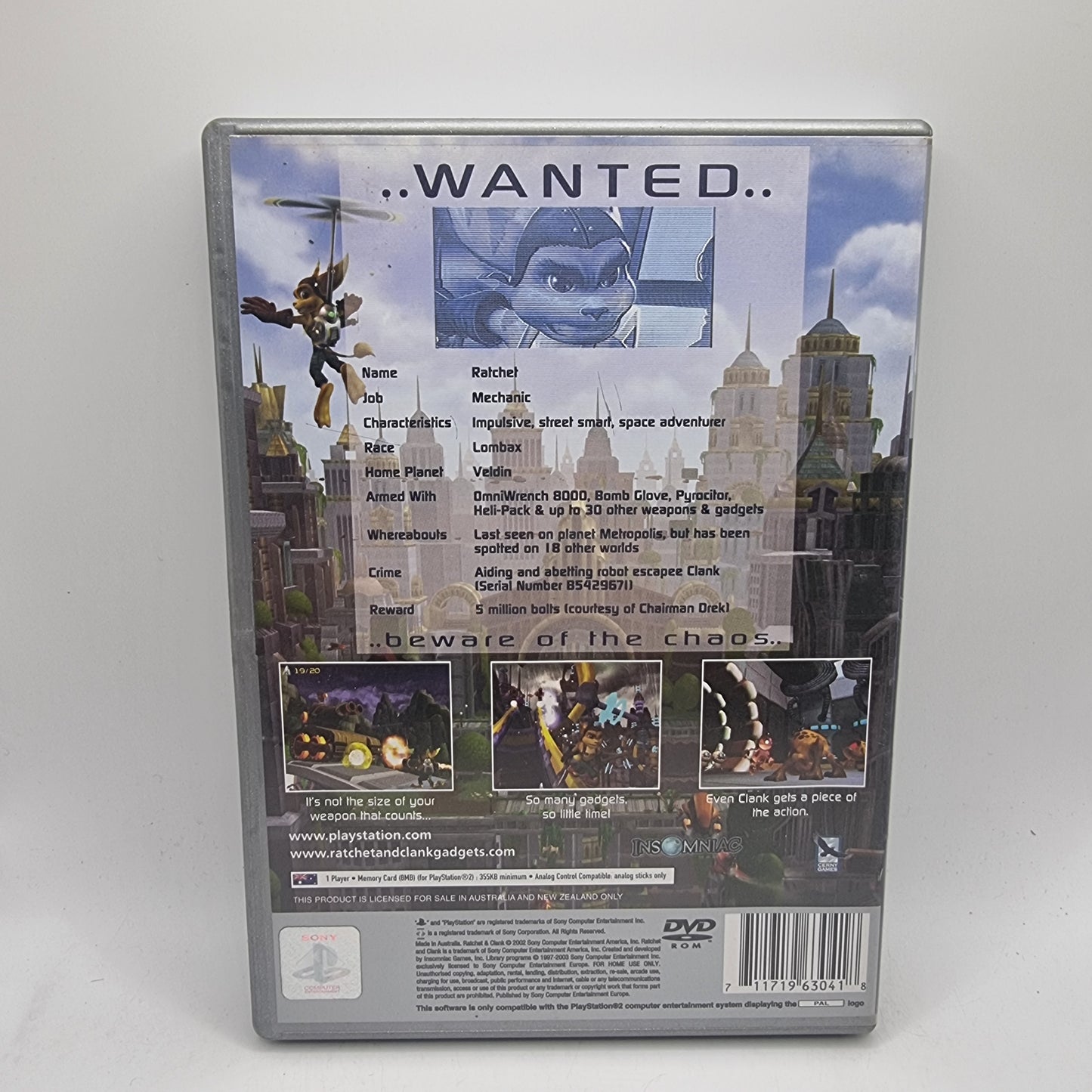 Ratchet & Clank PS2 Game